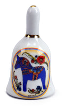 Fridge Magnet Bell Blue Dala Horse - ScandinavianGiftOutlet