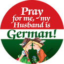 Magnetic Button: German Husband - ScandinavianGiftOutlet