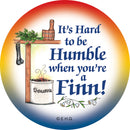 Metal Button: Humble Finn - ScandinavianGiftOutlet