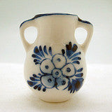Miniature Ceramic Delft Blue Vase - ScandinavianGiftOutlet