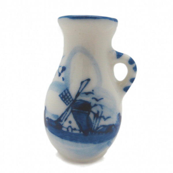 Miniature Ceramic Delft Blue Pitcher - ScandinavianGiftOutlet