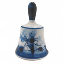 Miniature Ceramic Delft Blue Bell - ScandinavianGiftOutlet