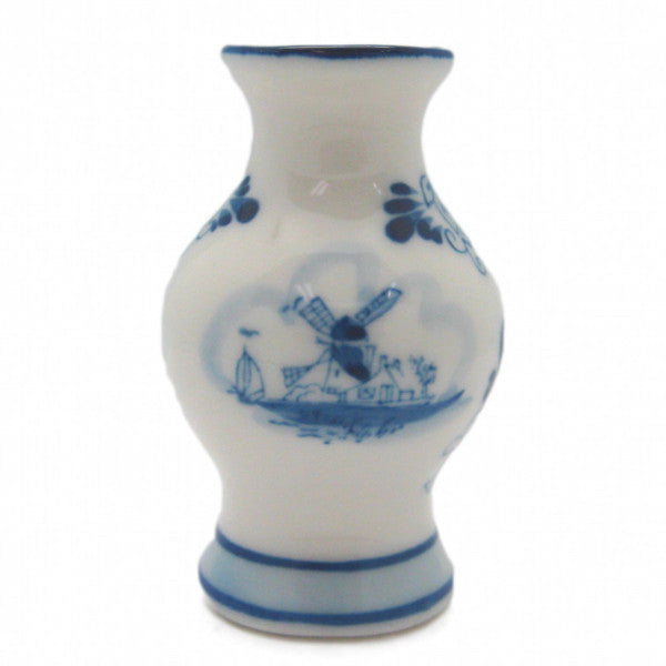 Ceramic Miniatures Delft Blue Vase - ScandinavianGiftOutlet