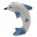 Ceramic Miniatures Animals Delft Blue Dolphin - ScandinavianGiftOutlet