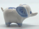 Ceramic Miniatures Animals Delft Blue Elephant - ScandinavianGiftOutlet