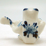 Porcelain Miniatures Animal Delft Frog Guitar - ScandinavianGiftOutlet