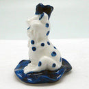 Porcelain Miniatures Animal Delft Frog Prince - ScandinavianGiftOutlet