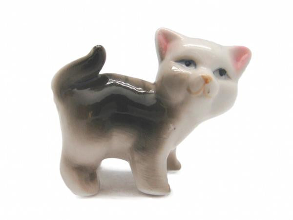 Animals Miniatures Brown Standing Cat - ScandinavianGiftOutlet