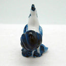 Miniature Animals Delft Blue Ceramic Rooster - ScandinavianGiftOutlet