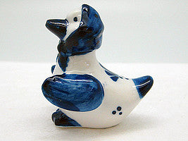 Animals Miniatures Delft Blue Happy Duck - ScandinavianGiftOutlet