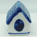 Miniature Animals Delft Blue Ceramic Dog House - ScandinavianGiftOutlet