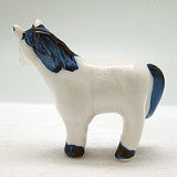 Porcelain Animals Miniatures Horse Color - ScandinavianGiftOutlet