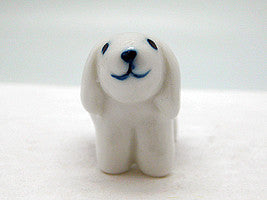 Porcelain Animals Blue Miniatures Lamb - ScandinavianGiftOutlet