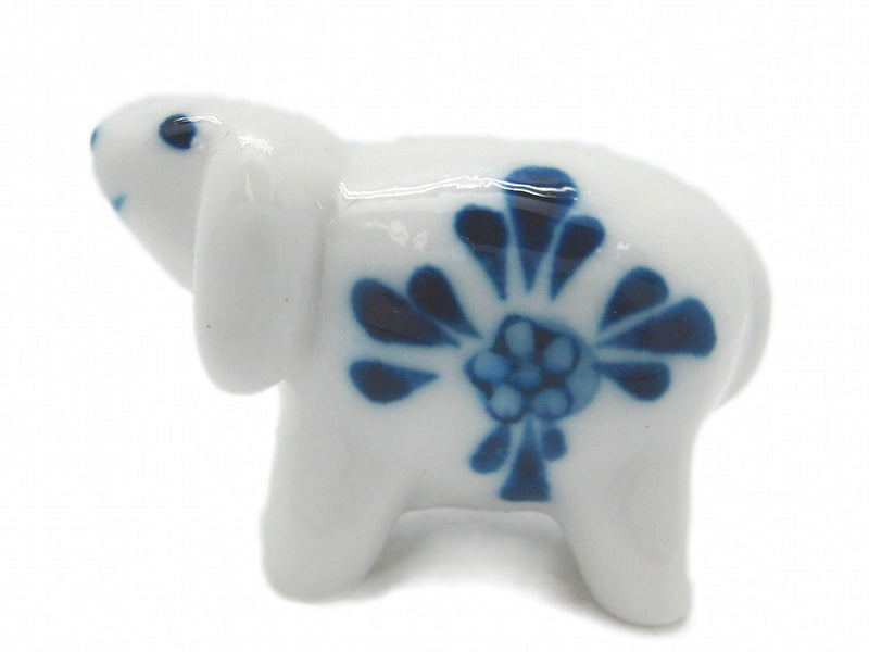 Porcelain Animals Blue Miniatures Lamb - ScandinavianGiftOutlet
