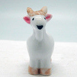 Porcelain Animals Miniatures Goat - ScandinavianGiftOutlet