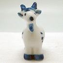 Porcelain Animals Miniatures Delft Blue Goat - ScandinavianGiftOutlet