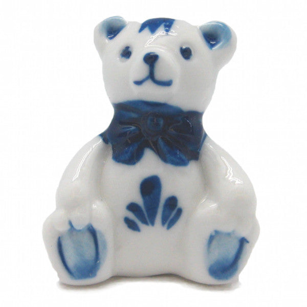 German Miniatures Blue Teddy Bear - ScandinavianGiftOutlet