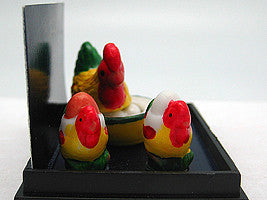 Animal Miniature Chickens In Mini Gift Box - ScandinavianGiftOutlet