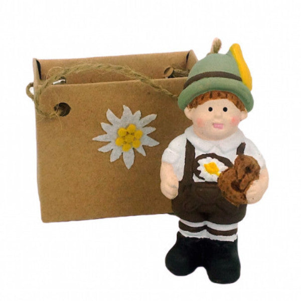 Ceramic Ornamental Mini German Boy - ScandinavianGiftOutlet