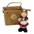 Ceramic Ornamental Mini German Girl - ScandinavianGiftOutlet