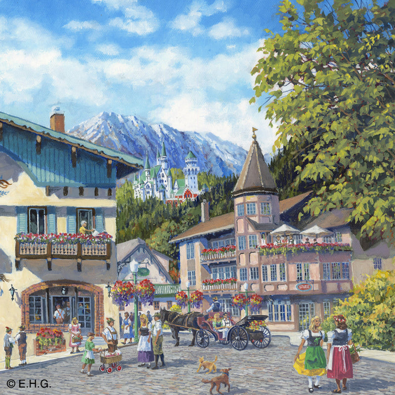 Magnetic Tile: German Summer - ScandinavianGiftOutlet