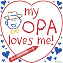 German Gift Magnet "My Opa Loves Me" - ScandinavianGiftOutlet