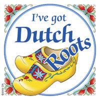 Dutch Souvenirs Magnet Tile (Dutch Roots) - ScandinavianGiftOutlet
