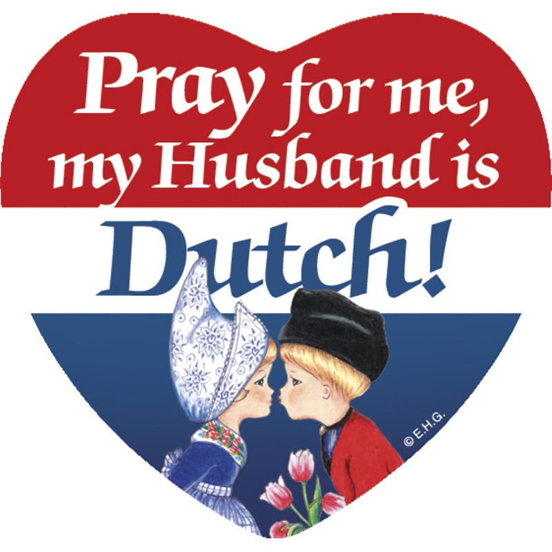 Fridge Tile: Dutch Husband - ScandinavianGiftOutlet