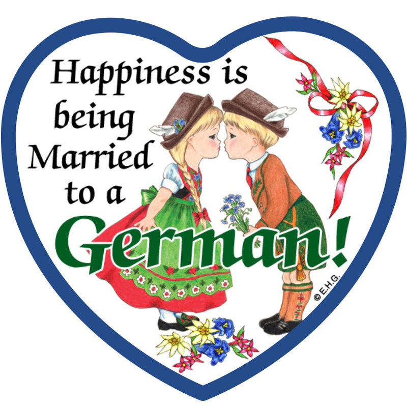 Magnetic Tile: Married to German - ScandinavianGiftOutlet