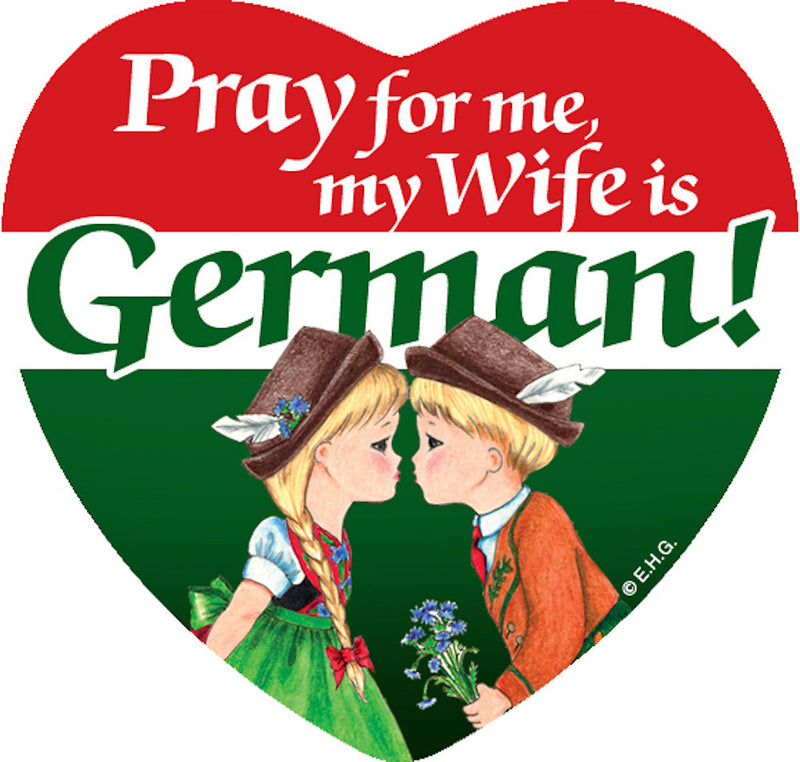 Magnetic Tile: German Wife - ScandinavianGiftOutlet