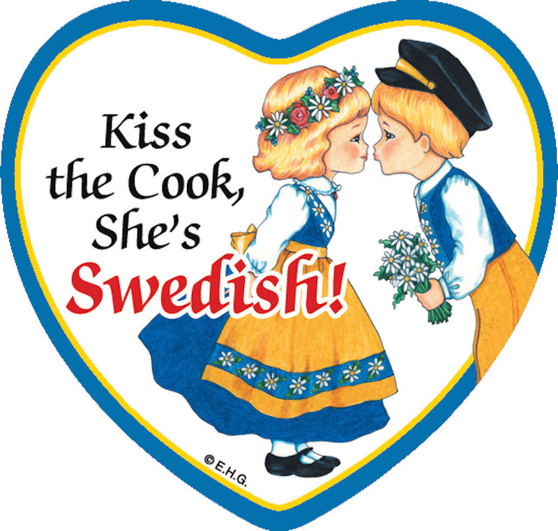 Magnetic Tile: Swedish Cook - ScandinavianGiftOutlet