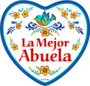 "La Mejor Abuela" Heart Fridge Magnet Tile - ScandinavianGiftOutlet