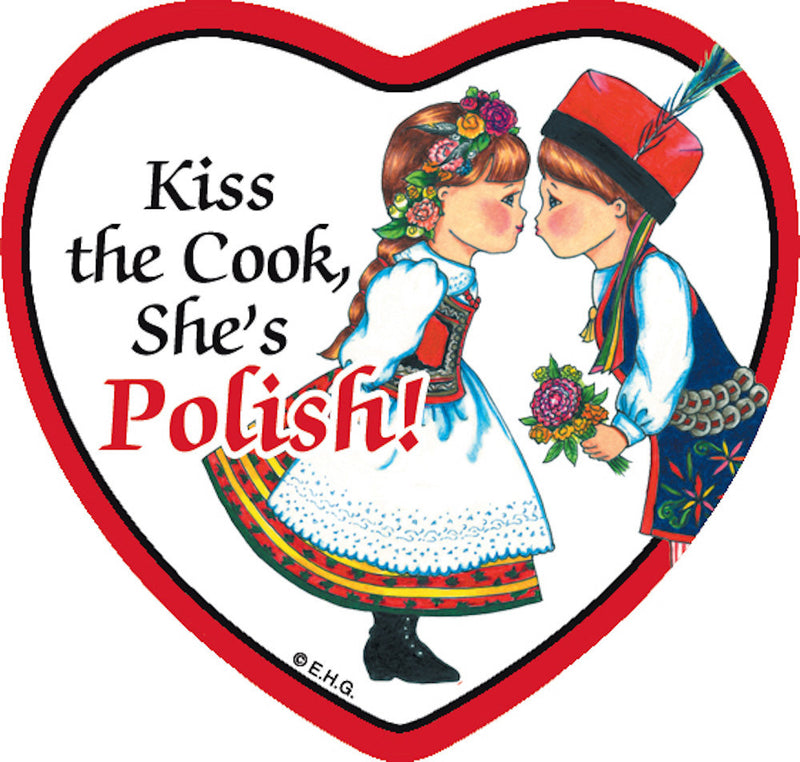 Tile Magnet: Polish Cook - ScandinavianGiftOutlet