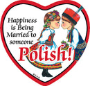 Tile Magnet: Married to Polish - ScandinavianGiftOutlet