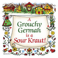 German Gift Idea Magnet (Grouchy German) - ScandinavianGiftOutlet