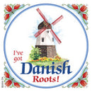 Danish Shop Magnet Tile (Danish Roots) - ScandinavianGiftOutlet