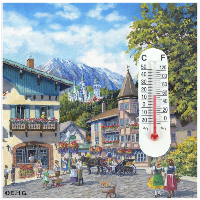 Thermometer Tile Magnet: Summer - ScandinavianGiftOutlet