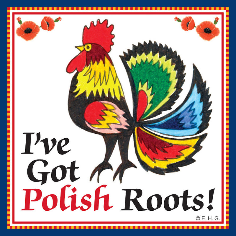 Magnetic Tile: Polish Roots - ScandinavianGiftOutlet