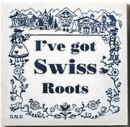 Swiss Culture Magnet Tile (Swiss Roots) - ScandinavianGiftOutlet