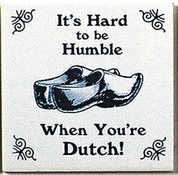 Dutch Culture Magnet Tile (Humble Dutch) - ScandinavianGiftOutlet