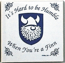 Finnish Culture Magnet Tile (Humble Finn) - ScandinavianGiftOutlet