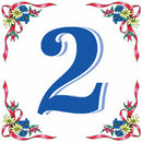 German House Numbers Tile - ScandinavianGiftOutlet