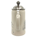 Oktoberfest Beerwagon Engraved Stoneware Stein w/ Metal Lid 