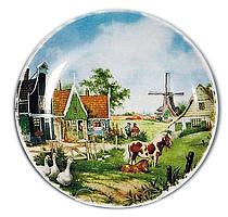 Souvenir Plate Duck and Pony Color - ScandinavianGiftOutlet