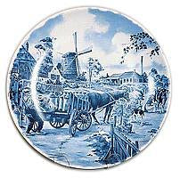 Collector Van Hunnik Plate Dutch Milkman Blue - ScandinavianGiftOutlet