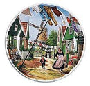 Souvenir Plate Windmill Street Color - ScandinavianGiftOutlet