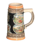 Engraved Beer Stein German Landmarks Ceramic - ScandinavianGiftOutlet