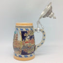 Engraved Beer Stein Munich Scene Metal Lid - ScandinavianGiftOutlet