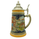 Engraved Beer Stein Alpine Pub Metal Lid - ScandinavianGiftOutlet