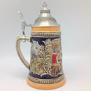 Engraved Beer Stein Alpine Pub Metal Lid - ScandinavianGiftOutlet